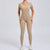Women's Yoga Jumpsuit Fitness Sport Set Overalls Gym Clothing Wear Pilates Workout Clothes Women Short Sleeves Outfit Activewear