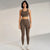 Women's Fitness High Waisted Skinny Sportswear Fitness Pants Bra Tops High Waisted Leggings Athletic Suit 2 Piece Yoga Wear