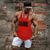 Gym Tank Top Men Bodybuilding Clothing Blank shirt Fitness Singlets Sleeveless Tanktops Cotton Muscle Stringer Vest Man