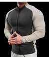 2024 New Men Sportswear Fitness Top Gym Jacket Quick-drying Breathable Slim Long-sleeved T-shirt Running Training Clothes Autumn