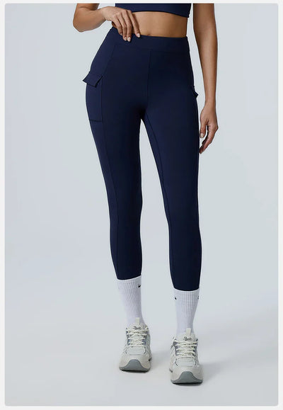 Sports Leggings For Women High Waist impact Leggings Workout Fitness Tights Athletic Wear Yoga Pants With Pocket Gym Clothing