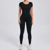 Women's Yoga Jumpsuit Fitness Sport Set Overalls Gym Clothing Wear Pilates Workout Clothes Women Short Sleeves Outfit Activewear