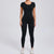 Women's Yoga Jumpsuit Fitness Sport Set Overalls Gym Clothing Wear Pilates Workout Clothes Women Short Sleeves Outfit Activewear