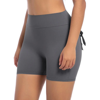 Womens Workout Shorts with Pockets Scrunch Butt Gym Biker Shorts High Waisted Booty Cargo Pants Yoga Running Leggings Activewear