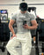 2025 YOUNGAL New Men's Fitness T-shirts clothing  sports Tshirt tights high elastic training short sleeve fitness man clothing