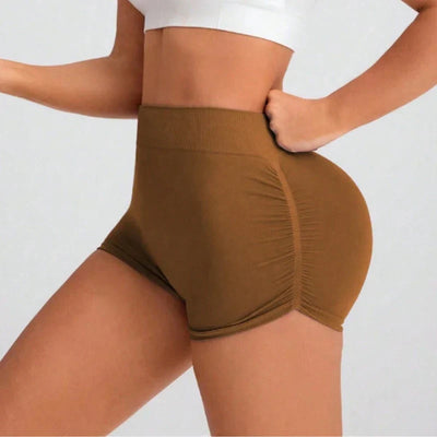 Women Yoga Shorts Fitness Workout Shorts Elastic Waist Summer Biker Shorts Athletic Shorts Gym Running Short Pants Sportswear
