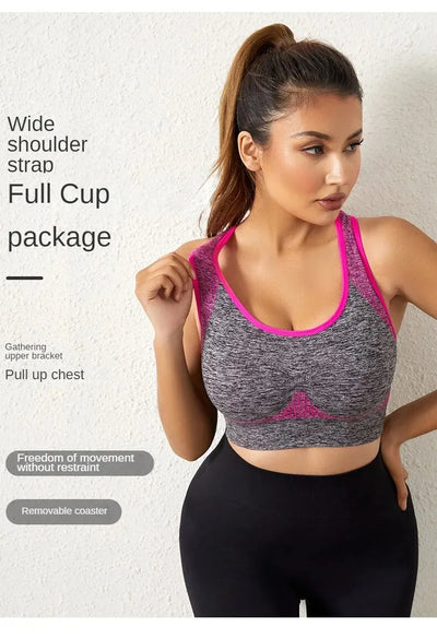 Women's Workout Sports Bras Fitness Backless Padded Ivy Low Impact Bra Yoga Crop Tank Top