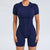 Short Jumpsuit Gym Clothes For Women Sportswear Fitness Overalls Backless Scrunch Booty Yoga Suit Sports Set Outfit