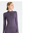 Jackets for Women Fit Coat Women Women Jacket Zippers Casual Wear Long Sleeve Tight Yoga Clothing Slimming Yoga Sports Jacket
