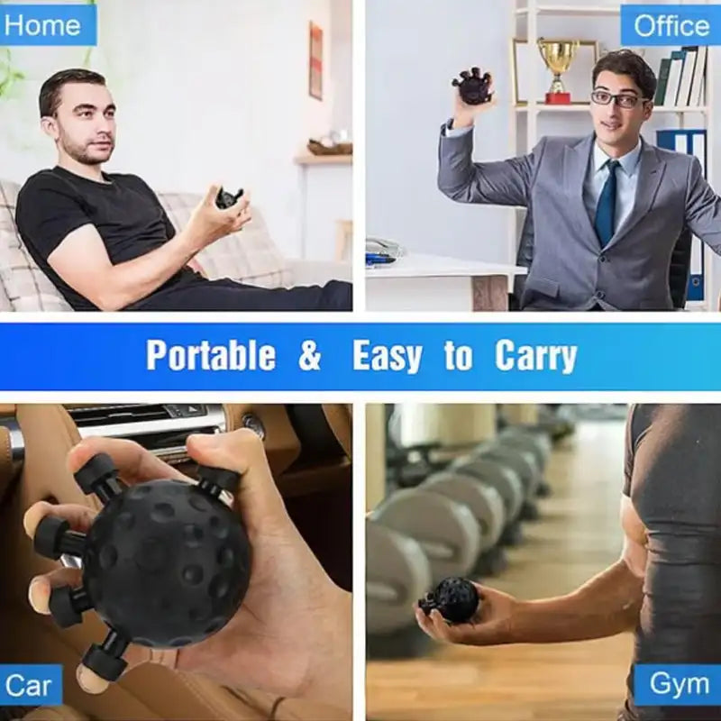 Gym Finger Hand Strengthener Grip Adjustable Resistance Hand Balls Gripper Exerciser for Forearm Strength Climbing Training