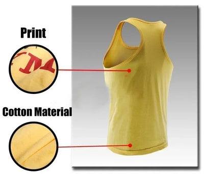 Gym Tank top Men Fitness Clothing Men's Bodybuilding Tank Tops Summer Gym Clothing for Male Sleeveless Vest T Shirt