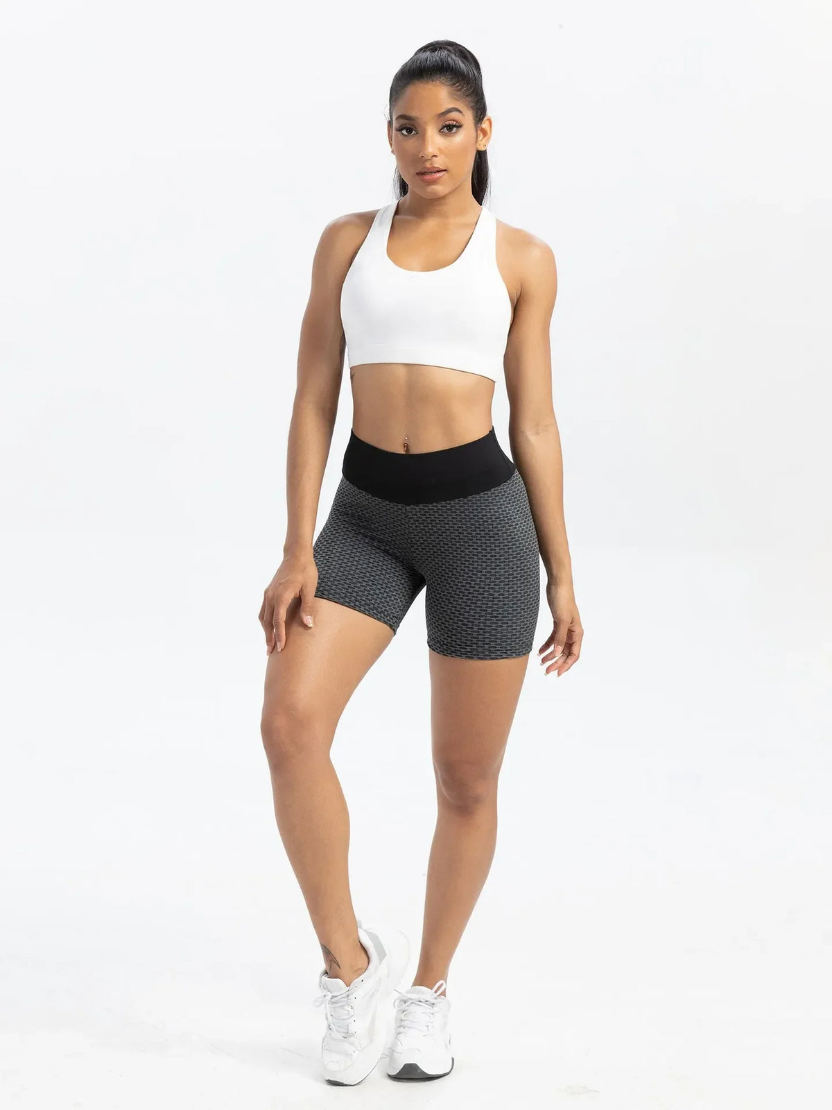 Women Sports Short Yoga Legging Shorts Squat Proof High Waist Fitness Tight Shorts Quick Drying Cycling Workout Gym Shorts