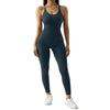 Jumpsuit Women One-piece Outfit  Sleeveless Square Neck  Bodysuit  Casual Streetwear Playsuits Sport Fitness Jumpsuit Women