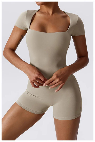 Sports Overalls For Women Yoga Jumpsuit For Sports Set Fitness Set Tight Shock-absorbing Sexy Hip Lifting Gym Push Up Exercise