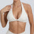 Sexy Sports Bra Women Seamless Halter Neck Strap Bra Open Back Yoga Top Bra Medium Support Gym Crop Top Mujer Underwear Girl