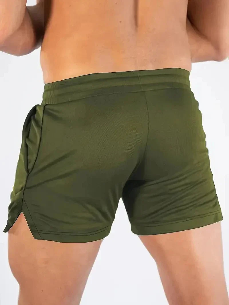 Gym Shorts Men Running Shorts Sport Homme Breathable Soft Tennis Workout Sportswear Mesh Short Pants Male Yoga Basketball