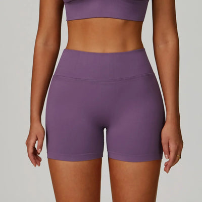 Women Yoga Shorts Push Up Gym Running V-shaped High Waist Shorts Women Scrunch Butt Sports Leggings Women Workout Clothes Short
