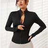 Women's Jacket Quick-drying Sun Protection Sport Coat Women's Tight Yoga Wear Long Sleeve Cardigan Running Fitness Jacket Zipper