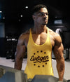 Men's Muscle Fitness Vest Breathable Quick-Dry Gym Workout Tank Top for Summer Running Bodybuilding Trendy Casual Sportswear