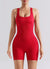Padded Jumpsuit Sports Women Yoga Bodysuit Fitness Wear Gym Sportswear High Elastic Workout Running Clothes