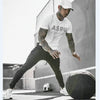 Fitness Gym Shirt Men Basketball Jersey Short Sleeve Sport T Shirt Exercise Training Shirts Bodybuilding Workout Running T-Shirt