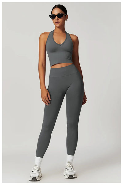 New Yoga Leggings Women Fitness Trouser High Waist Lifting Hip Cycling Running Sport Pants Activewear Gym Stretch Fitness Pants