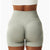 Women's fitness shorts  high-waisted buttock-lifting  tight  quick-drying  sporty yoga three-quarter shorts