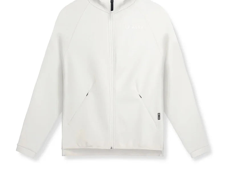 Men's Zipper Hooded Sweatshirt Gym Workout Hoodies Spring and Autumn Loose Fitness Hoodies Sports Casual Zipper Jacket Clothing