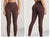 Women's Sports Fitness Leggings Seamless High Waist Stretch Solid Color Yoga Leggings Training Running Gym Quick Dry Breathable