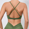Women Sports Bra Push Up Top Sexy Sport Bra Yoga Gym Workout Crop Top Brassiere Fitness Top Sport Breathable Beauty Back Bras