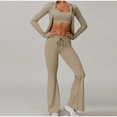 Women Sports Zipper Jacket Yoga Long Sleeved Shirts Summer Sun Protection Clothing Fitness Running Gym Tops UV Resistant Coat
