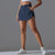 Women Gym Running Shorts Double Deck Quick Dry Gym Sport Shorts Fitness Jogging Workout Shorts With Pocket Sports Tight Short
