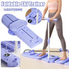 Fitness Ski Machine With Handle & Pull Rope Simulated Ski Trainer Foldable Ski Trainer Pelvic & Hip Strengthener for Home Gym ﻿