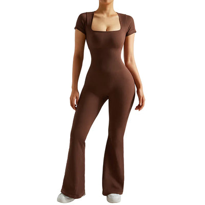 Gym Fitness Overalls Woman Sportswear Push Up Sporty  2024 Sport Sets Women Outfit Yoga Clothes Black Rompers Jumpsuits Women