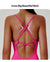 Women's Sexy Slim-Fit Yoga Shorts Jumpsuit Seamless Back Workout Bodysuit Breathable Quick-Dry Gym Running Pilates Fitness yoga