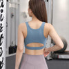 Fitness Sports Bra Gym Woman Sexy Hollow Push Up High Impact Shockproof Underwear Naked Crop Top Mujer Workout Women'S Yoga Bra