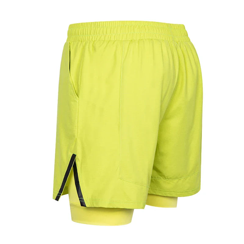 Running Shorts Men Gym Sports Shorts 2 In 1 Quick Dry Workout Training Gym Fitness Jogging Short Pants Summer Men Shorts