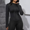 Women's Jacket Quick-drying Sun Protection Sport Coat Women's Tight Yoga Wear Long Sleeve Cardigan Running Fitness Jacket Zipper