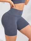 Yoga Shorts Women Fitness Shorts Girl Running High Waist Short Quick Drying Squat Proof Cycling Workout Gym Tight  Shorts Black