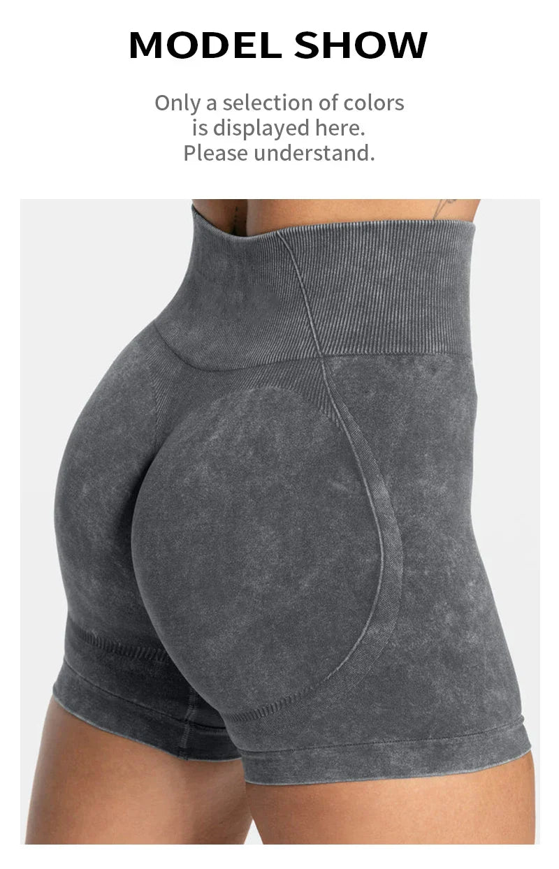 Women Yoga Shorts High Waist Workout Shorts Fitness Yoga Lift Butt Fitness Ladies Yoga Gym Running Short Pants Sportswear