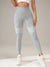 Women V Back Line Leggings Butt Lifting Gym Fitness Athletic Workout Elastic Leggins Outdoor Yoga Pants Sports Training Tights