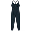 Jumpsuit Women One-piece Outfit  Sleeveless Square Neck  Bodysuit  Casual Streetwear Playsuits Sport Fitness Jumpsuit Women