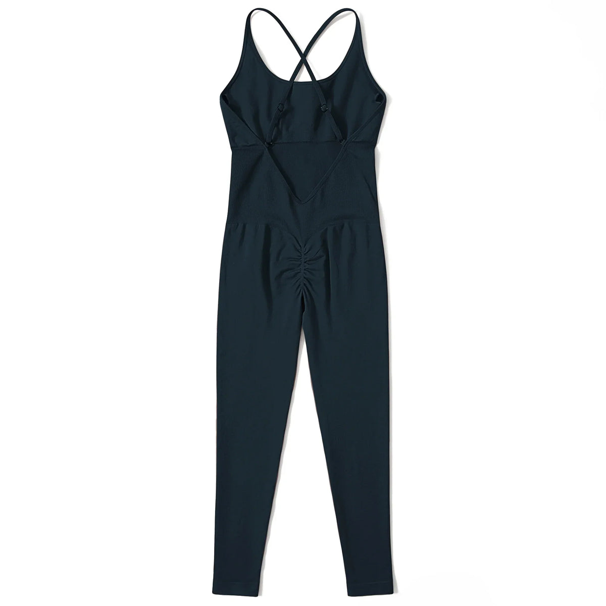 Jumpsuit Women One-piece Outfit  Sleeveless Square Neck  Bodysuit  Casual Streetwear Playsuits Sport Fitness Jumpsuit Women