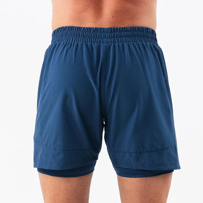 Running Shorts Men Gym Sports Shorts 2 In 1 Quick Dry Workout Training Gym Fitness Jogging Short Pants Summer Men Shorts