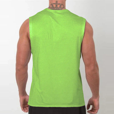 Mens Gym Tank Tops Animal Print Mesh Bodybuilding Clothing Fitness Sleeveless Shirt Quick Dry Basketball Jerseys Sports Vest