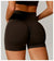 Women's fitness shorts  high-waisted buttock-lifting  tight  quick-drying  sporty yoga three-quarter shorts