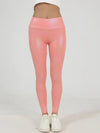 Women's Leggings Bright Leather Gym Sports Tights Sexy Yoga Pants High Waist Push Up Fitness Workout Female Leggings Sportswear