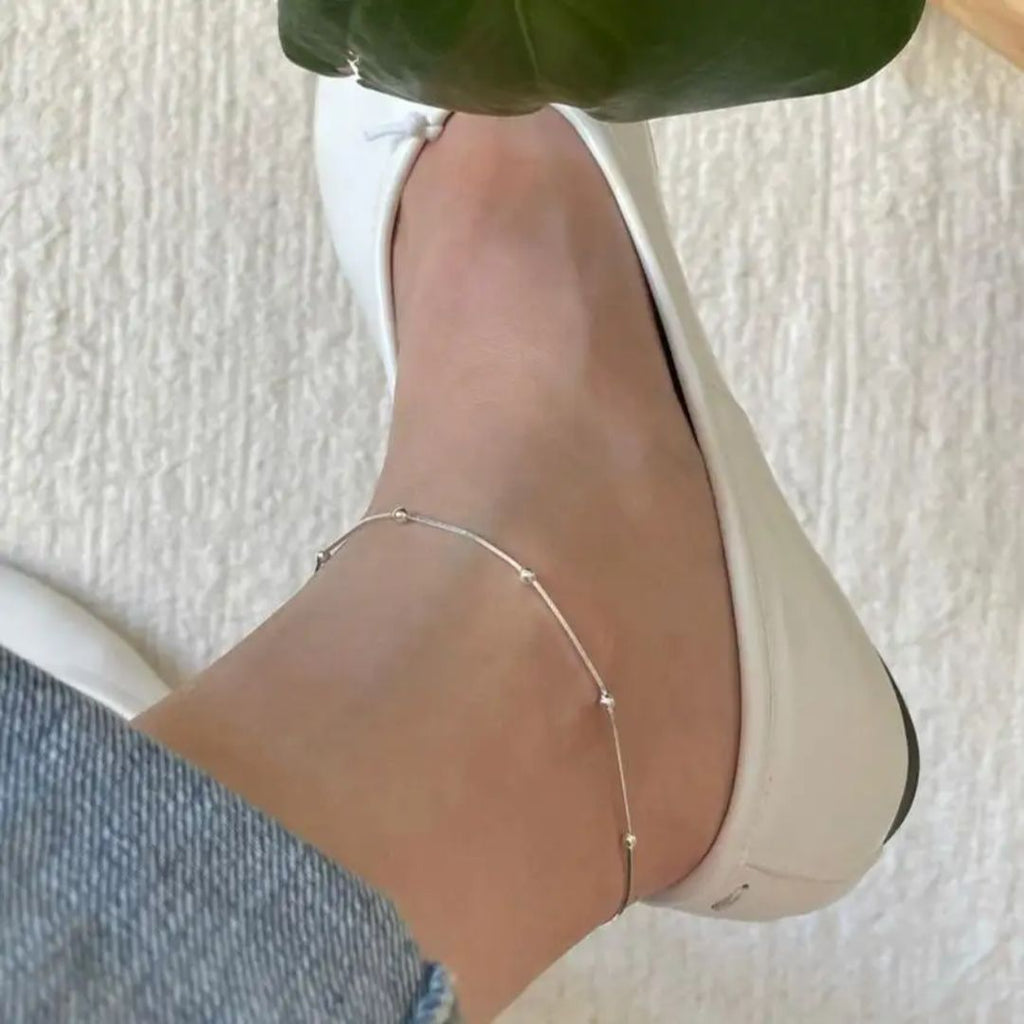 Delicate Silver Anklet