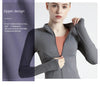 Jackets for Women Fit Coat Women Women Jacket Zippers Casual Wear Long Sleeve Tight Yoga Clothing Slimming Yoga Sports Jacket